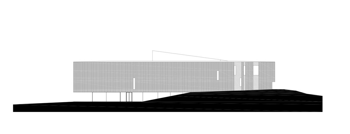 东立面图 east elevation-coa谷艺术和考古学博物馆第24张图片