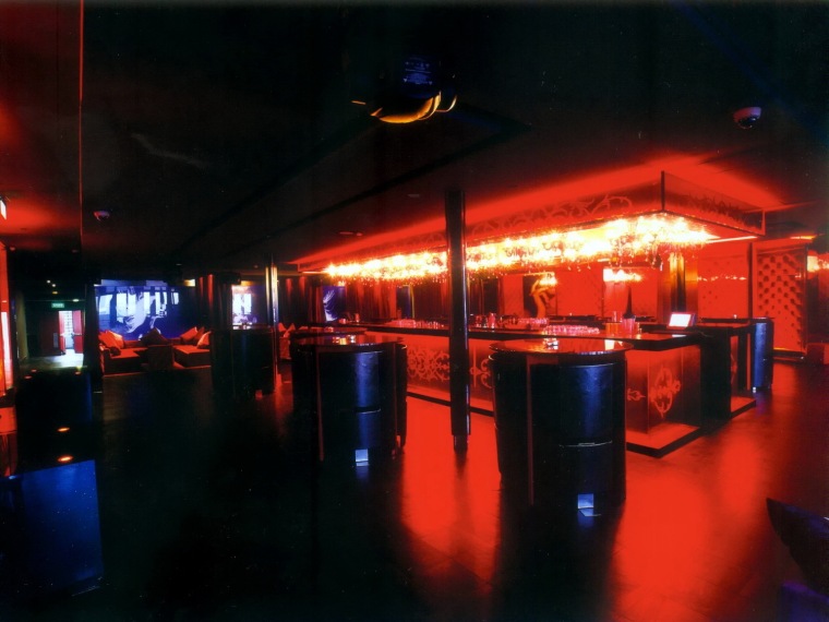 酒吧dj台设计资料下载-酒吧--烈焰红唇--Bar Rouge