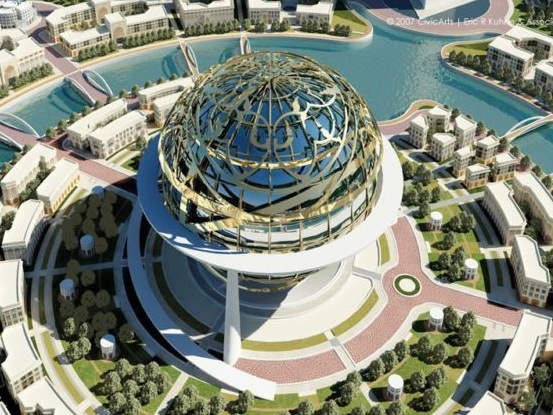 迪拜奥普斯酒店资料下载-迪拜默罕默德·宾·拉斯德花园城市规划