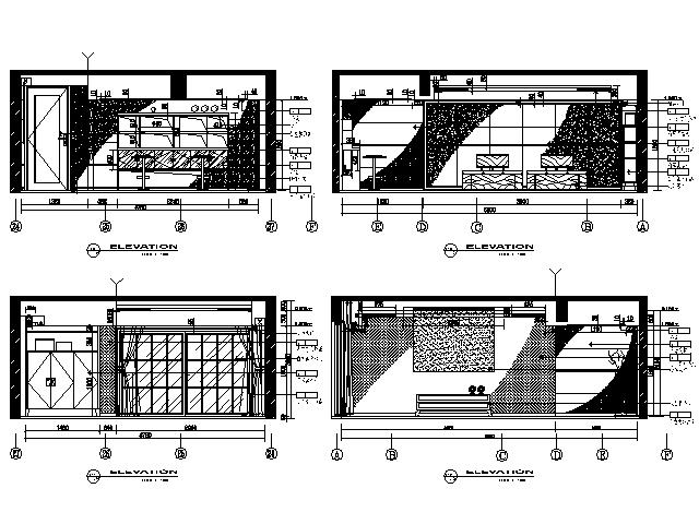 地下室立面-南京新中国风别墅第10张图片
