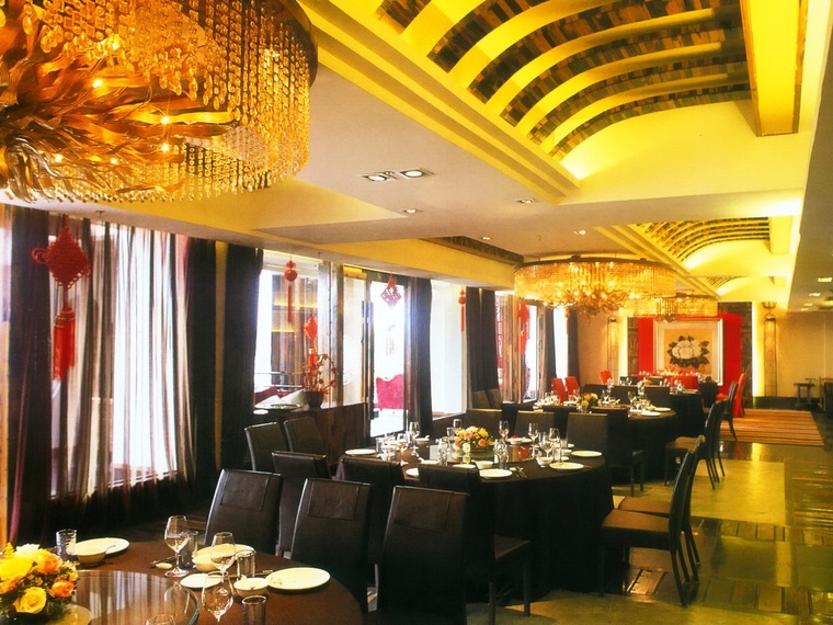 茶点餐厅设计资料下载-四海之内一品盛宴--四海一品岭南风格餐厅