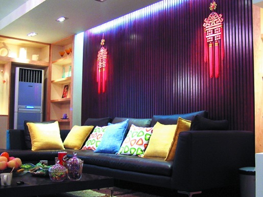 杭州现代风格装修资料下载-杭州现代风格四室二厅装修
