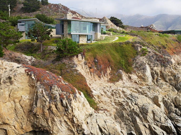 美国加州圣地亚哥住宅资料下载-美国加州水獭湾住宅
