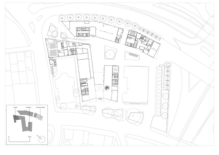 楼层平面图 floor plan-综合广播塔第16张图片