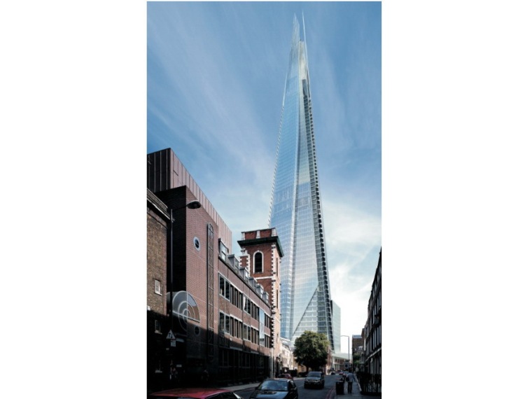 伦敦大桥结构资料下载-伦敦最高的塔“The Shard”