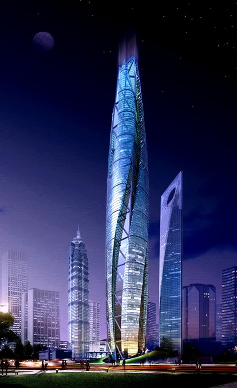 上海中心设计方案-商业建筑案例-筑龙建筑设计论坛