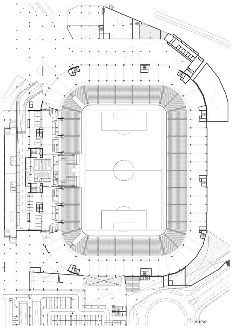 Stožice体育公园的足球场体育建筑案例筑龙建筑设计论坛