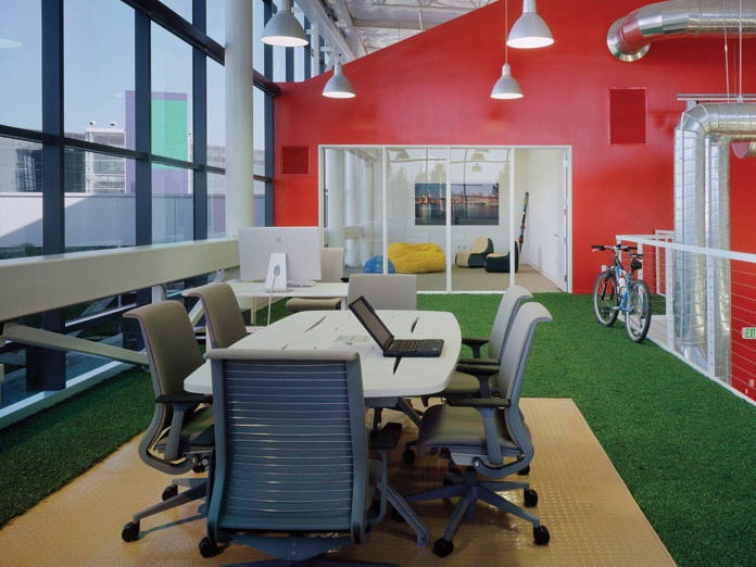 谷歌未来办公总部资料下载-谷歌总部办公室室内