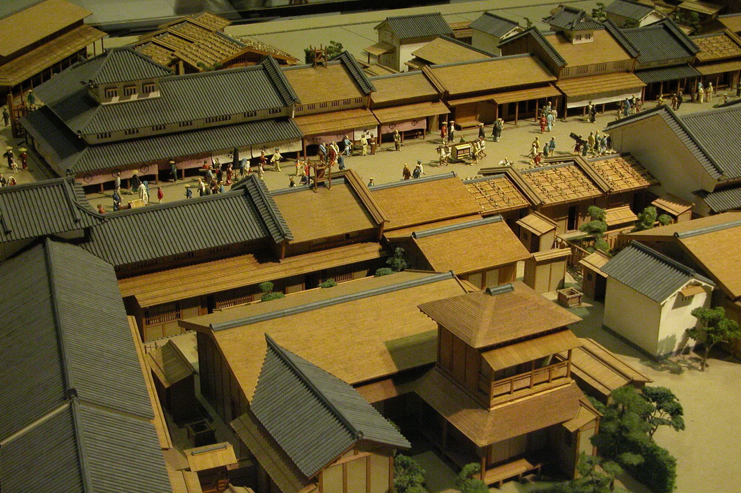 东京江户博物馆江户时期规划模型-城市规划建筑案例-筑龙建筑设计论坛