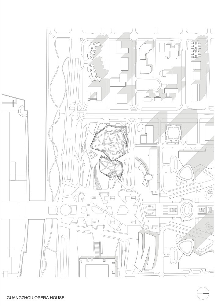 位置平面图 site plan-广州歌剧院第55张图片