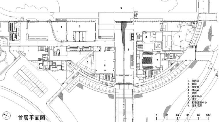 剖面图-最佳建筑奖——入围——香港湿地公园第14张图片