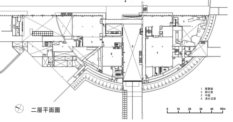 剖面图-最佳建筑奖——入围——香港湿地公园第15张图片