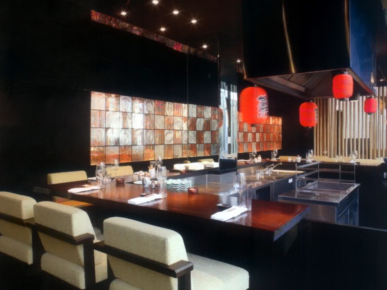 日式料理餐饮空间平面图资料下载-日式料理