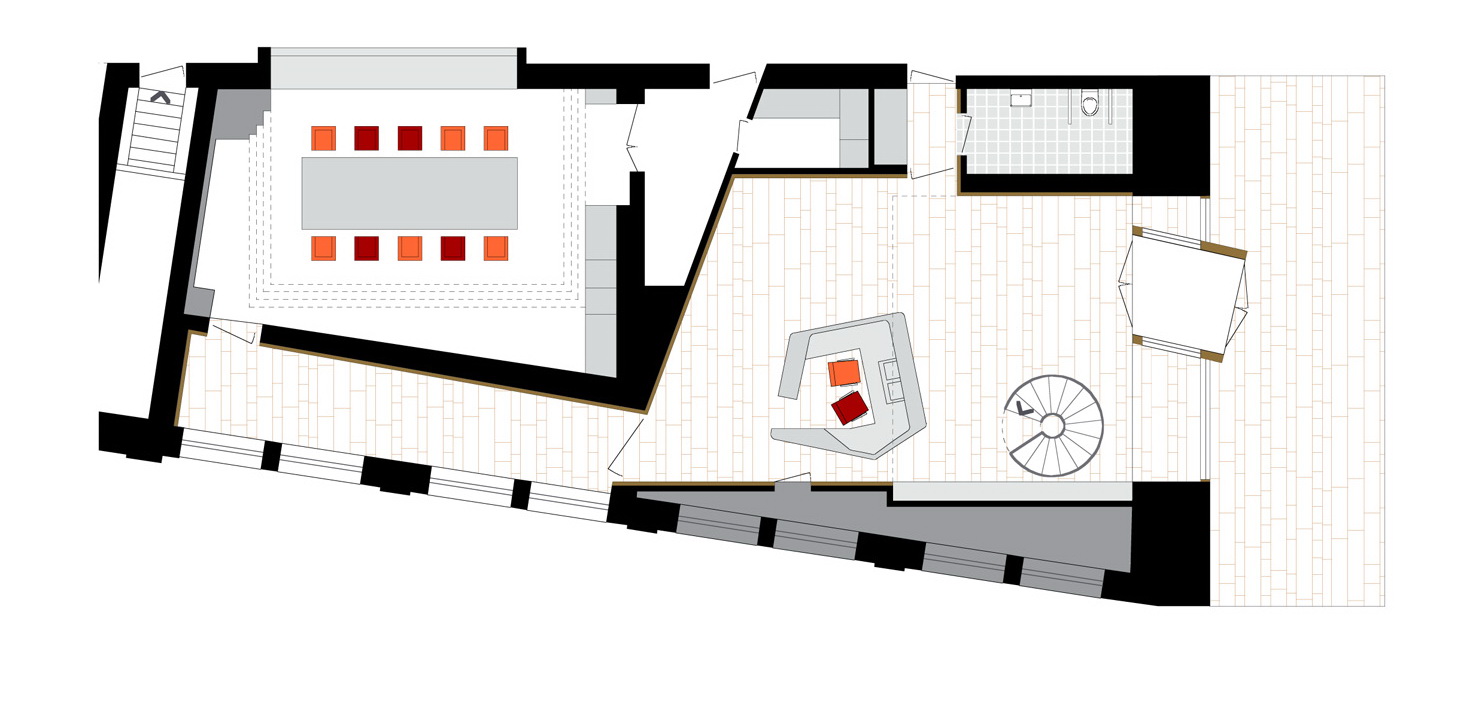 三層平面圖 second floor plan-卡德維入口廳和接待室第9張圖片