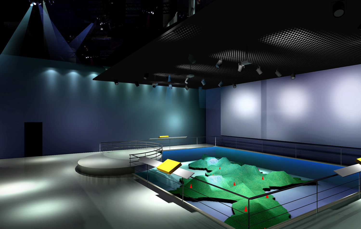 透视图 电力之路展区-实景照片 序厅-实景照片 电力之路展厅-实景照片