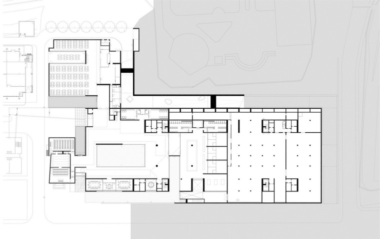 首层平面图 ground floor plan-爱茉莉研究和设计中心第15张图片