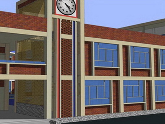 24班小学建筑方案CAD资料下载-四川德阳罗江县略坪小学方案设计