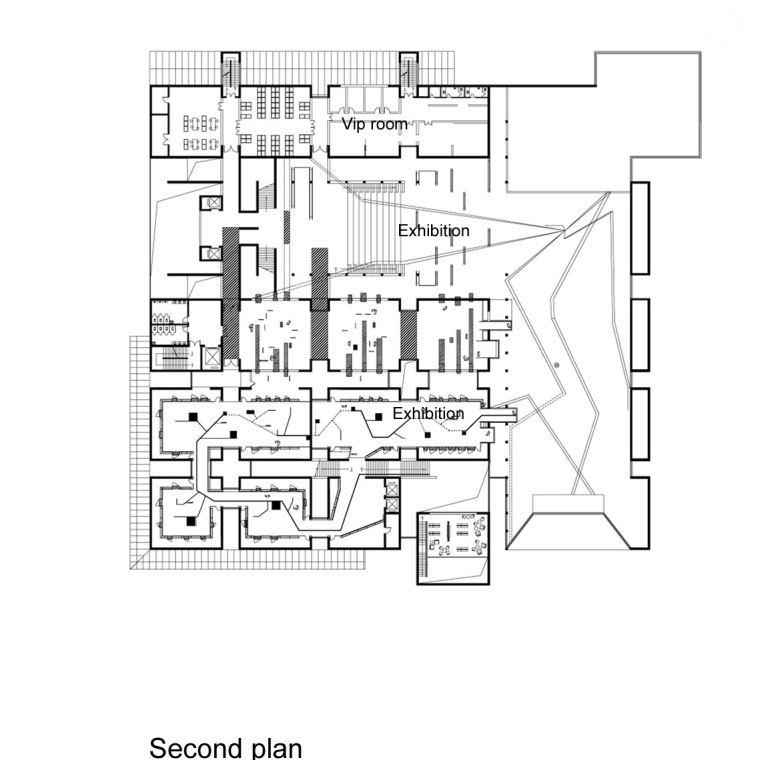 二层平面图 second plan-大唐西市博物馆第17张图片