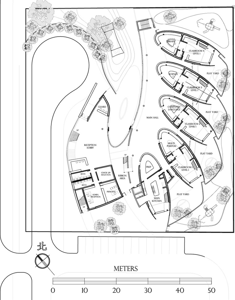 二层平面图 first floor plan-大连幼儿园第2张图片