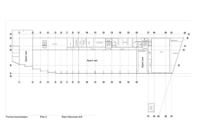 平面图02 plan 02-特罗姆瑟消防站第21张图片