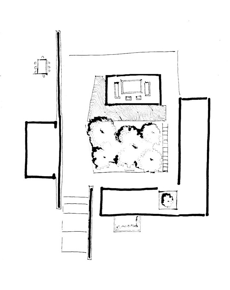 平面草图 plan sketch-卡达卡哇斯拉住宅第24张图片