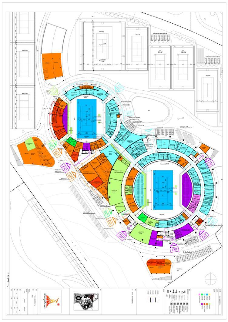 首层平面分析图-网球中心演示第26张图片