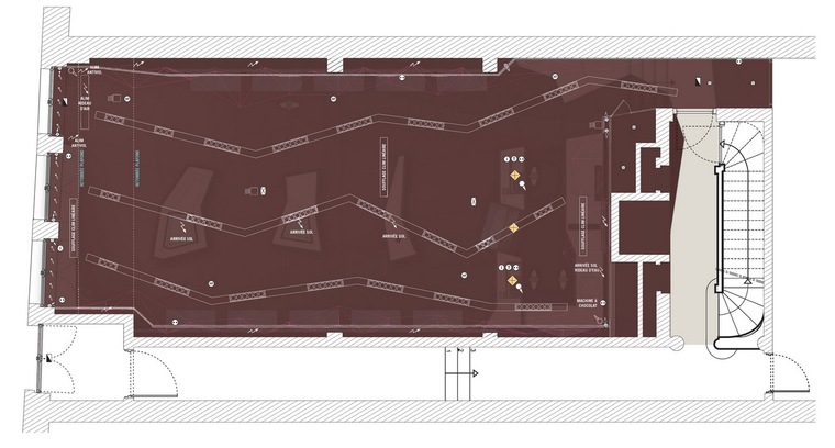 天花板平面图01 ceiling plan 01-比利时巧克力店第26张图片