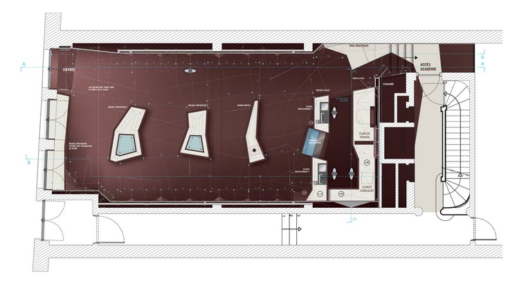 总平面图01 general plan 01-比利时巧克力店第29张图片