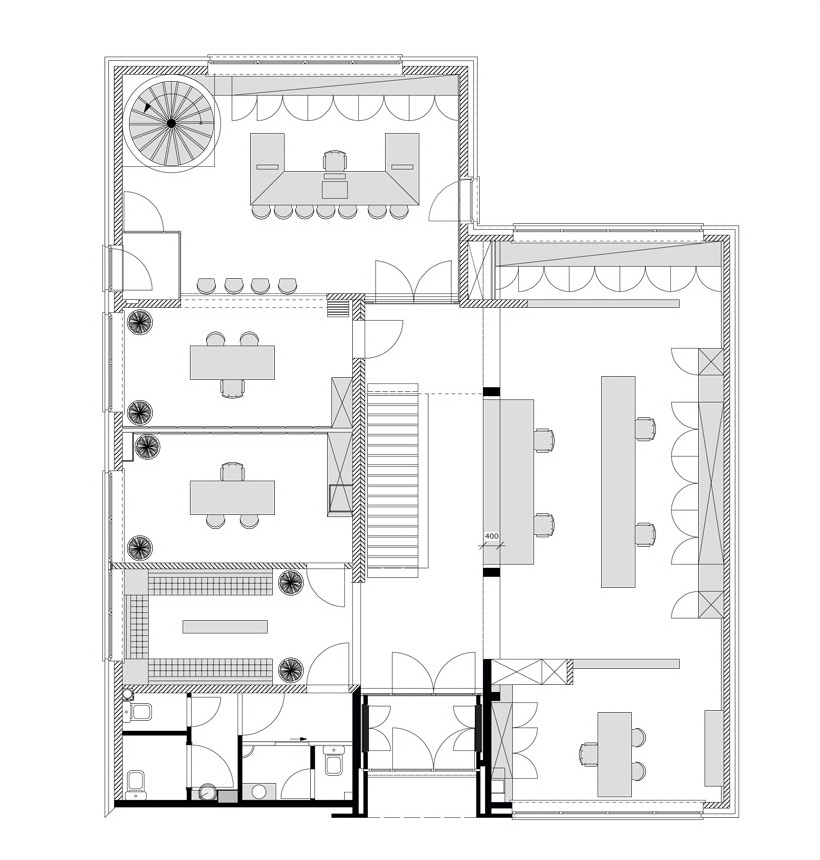 首层平面图 floorplan ground fl