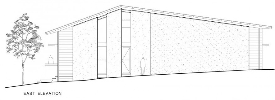 东立面图 east elevation-n c住宅第14张图片