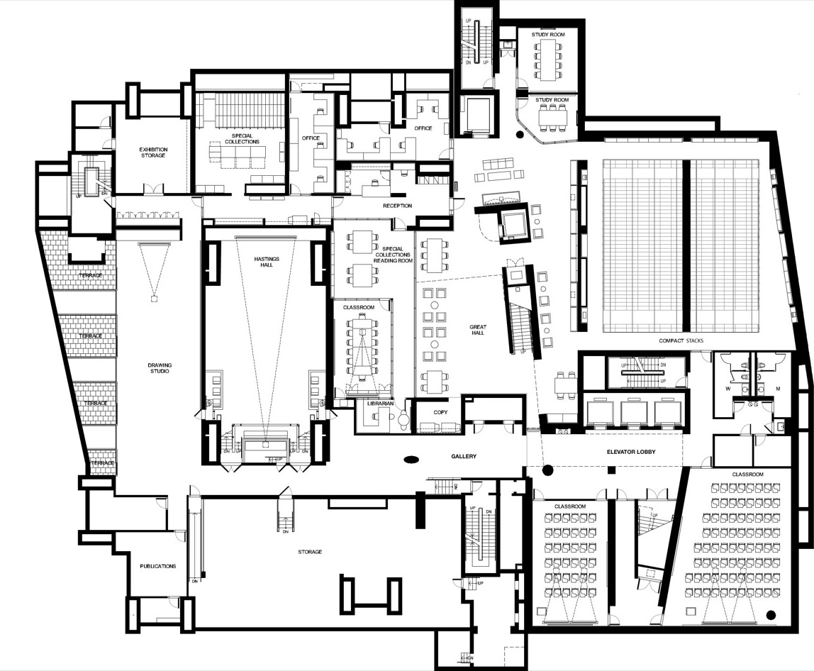 平面图09 plan09-耶鲁艺术建筑大楼第23张图片
