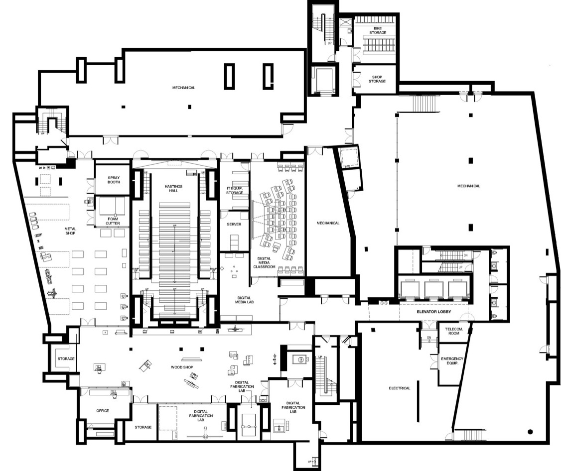 平面图10 plan10-耶鲁艺术建筑大楼第24张图片