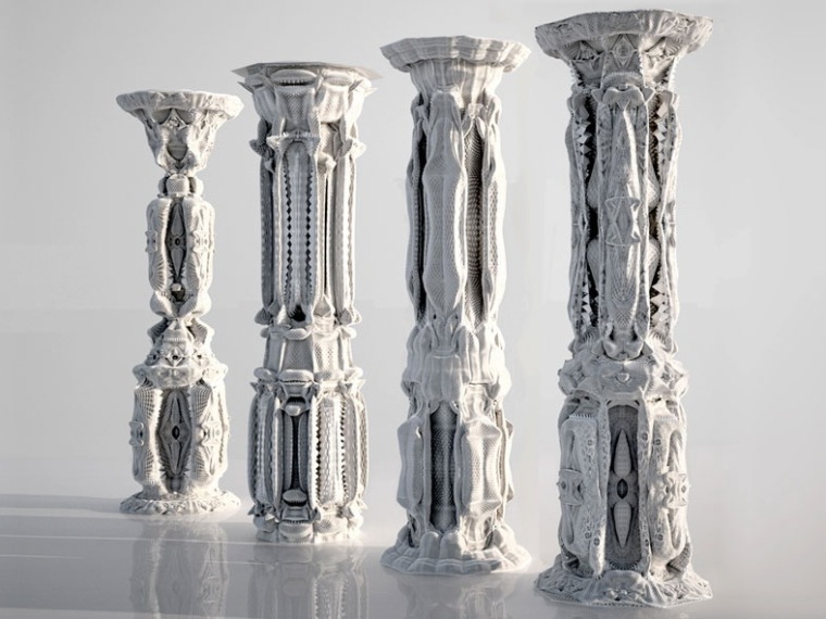柱子的装饰资料下载-精致柱子
