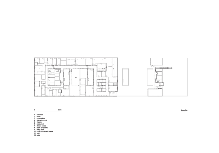 Groot Klimmendaal康复中心-4层平面图 level 4 floor plan-Groot Klimmendaal康复中心第14张图片