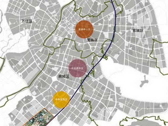 东莞南城总部基地室内设计资料下载-东莞南城总部基地城市设计