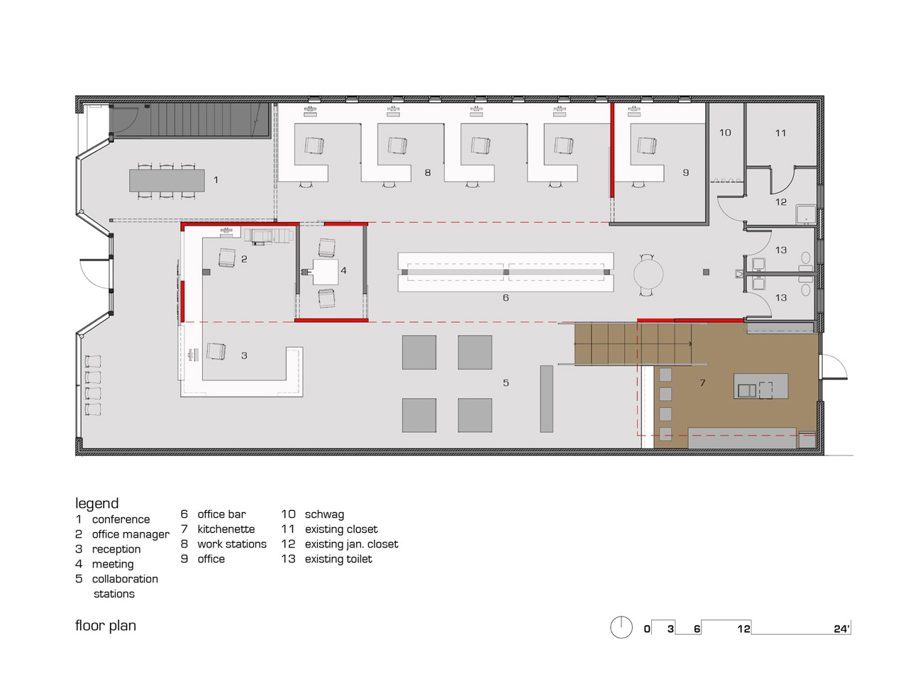 平面图 floor plan-安迪蛋糕店第11张图片