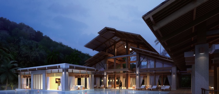 海边建筑SU模型资料下载-筑梦-海边建筑