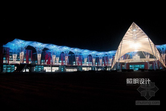 雅典奥运会主场馆资料下载-第七届全国花卉博览会北京主场馆照明设计