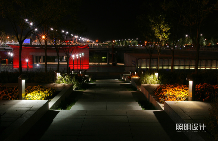 数字北京大厦设计资料下载-北京奥运中心区夜景照明规划与设计
