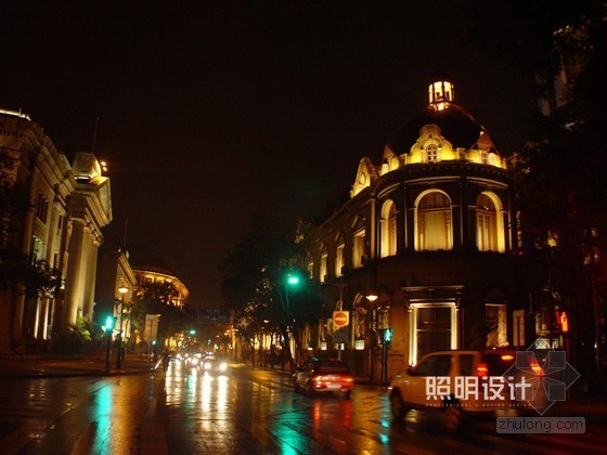 天津人民银行夜景照明第3张图片