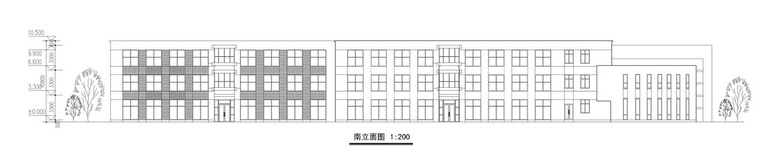 36-幼儿园南立面图-长辛店老镇西区保障性住房第27张图片