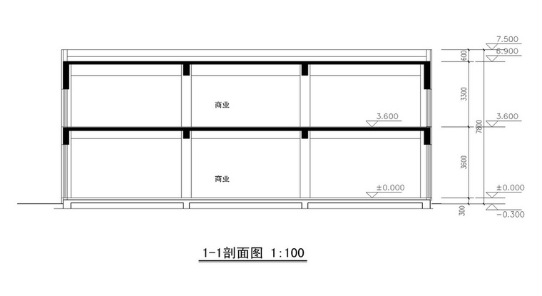 剖面图-长辛店老镇西区保障性住房第31张图片