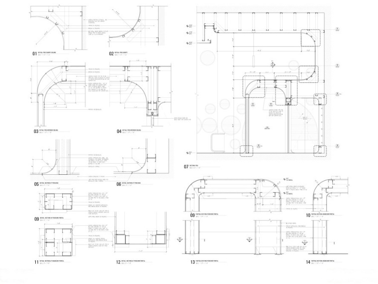 细节平面图 detailed plan-迈阿密Bliss水疗馆第12张图片