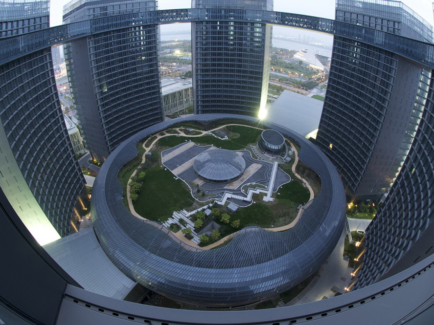 杭州市政府大楼设计图片