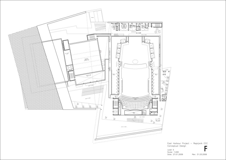 五层平面图 Fifth Floor Plan-哈尔帕音乐厅和会议中心第24张图片