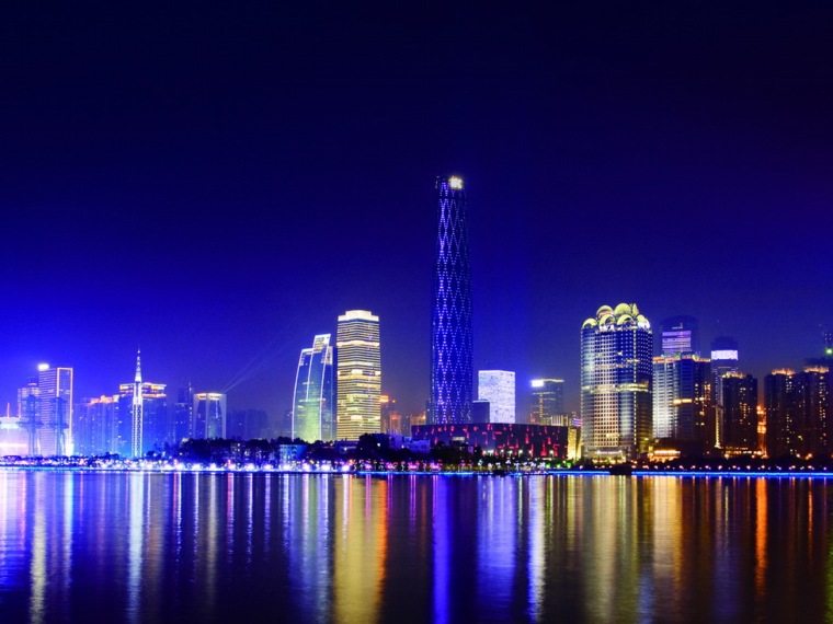 珠江城照明设计资料下载-广州珠江两岸光亮工程修建性照明详细规划