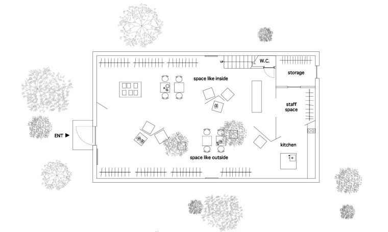 一层平面图 First Floor Plan-52服装店第14张图片