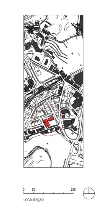 Dr Júlio Teixeira市政图书馆-位置平面图 Site Plan-Dr Júlio Teixeira市政图书馆第18张图片