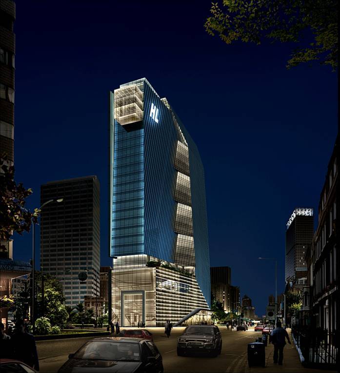 文化艺术中心单体建筑资料下载-福建恒力·金融中心建筑夜景照明专项设计