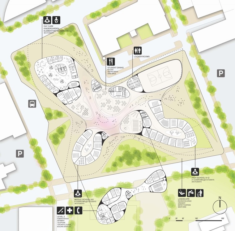 平面图 plan-克利夫兰国际学校第7张图片